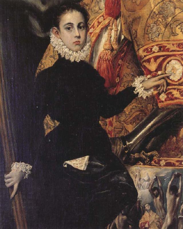 Details of The Burial of Count Orgaz, El Greco